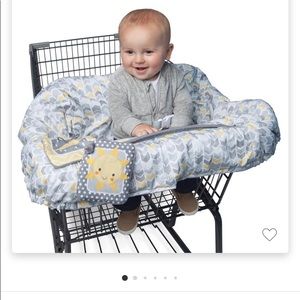 Bobby shopping cart and restaurant high chair cover- color sunshine